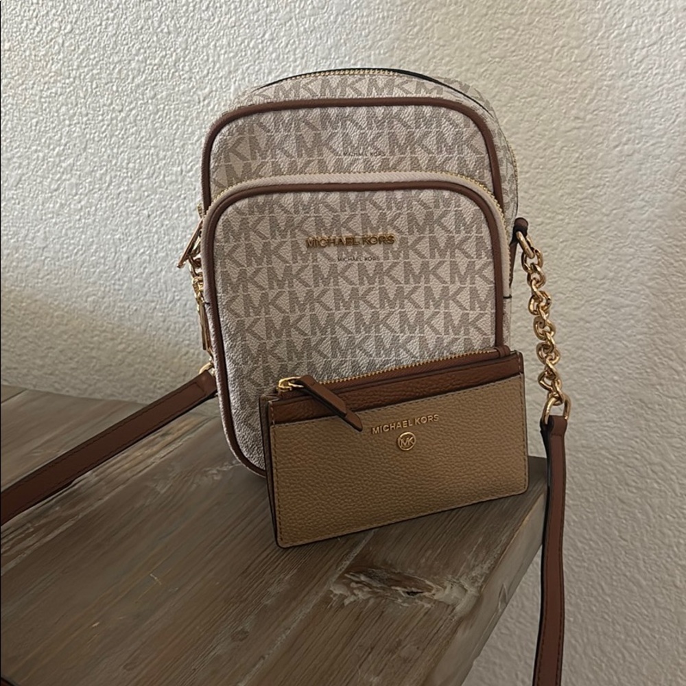 Michael Kors Bryant Double Zip Chain Crossbody